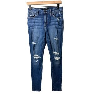 Joe's Jeans Beckett Skinny Distressed Medium Wash 28 Women's